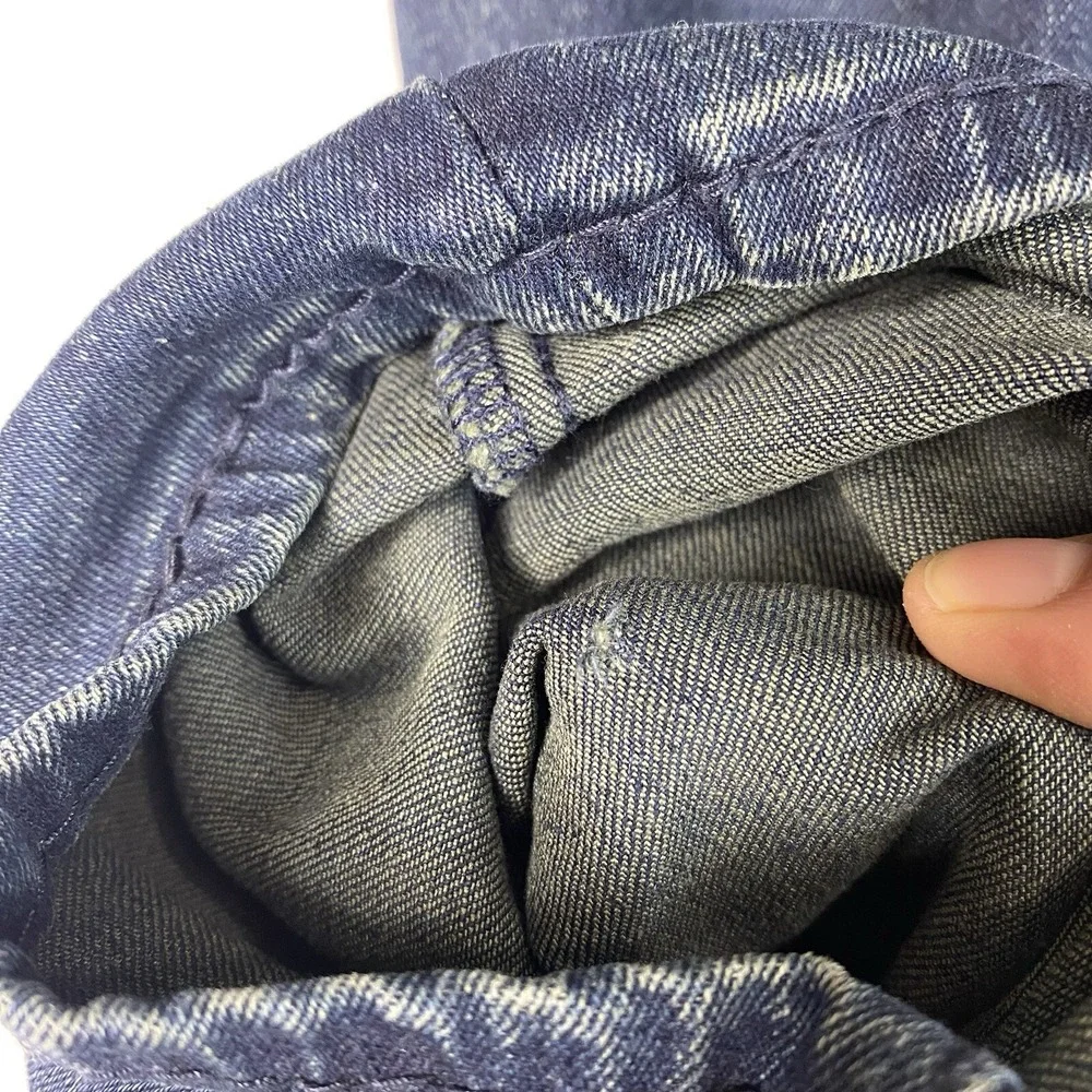 TRUE RELIGION Geno Relaxed Slim Jeans Men's Size 40x31‎ Dark Wash Denim (Flaw)
